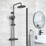 Modern Thermostatic Round Bar Shower