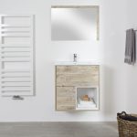 Wall Hang Open Shelf Vanity